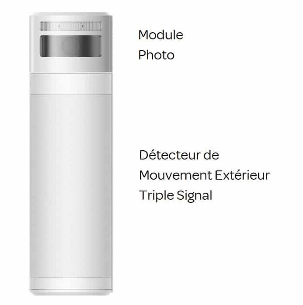 Détecteur de mouvement extérieur avec module photo Kitech